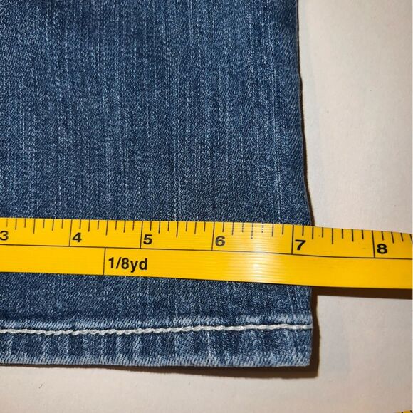 True Religion Straight Leg Jeans Womens 29 Low Rise Med Wash - Picture 14 of 14